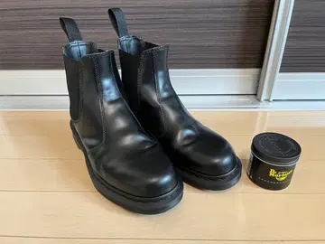 블랙 사이드 고어 부츠 닥터마틴