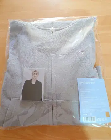 [SEVENTEEN] 집업 후디 (GRAY) M 사이즈