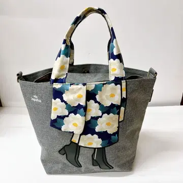 미스 사파토 기모노 부츠 패턴 토트백 숄더백 핸드백 7420