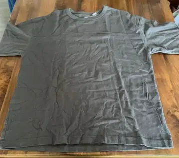 브라운 반팔 T셔츠 코튼