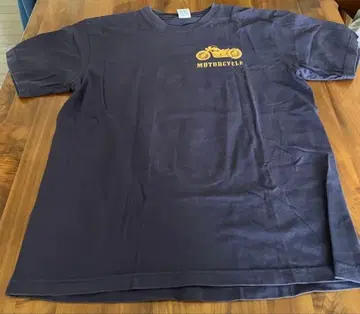 GARAGE MOTORCYCLE T셔츠 네이비