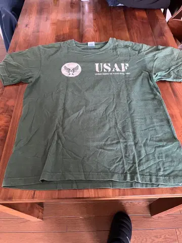 USAF 티셔츠 올리브 그린
