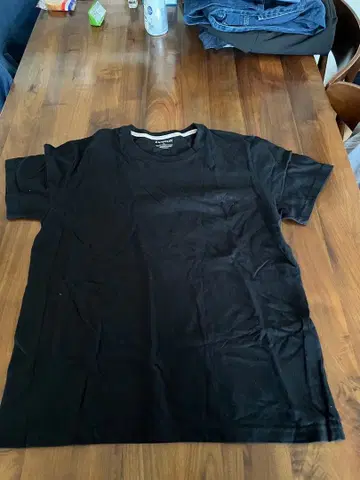 블랙 T셔츠 코튼