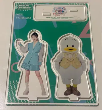 ONE LOVE ONE HEART 후지사키 아오이 깃털 아크릴 스탠드