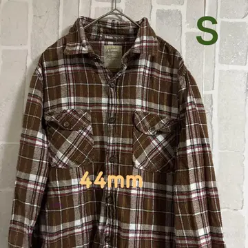 44mm LEGENDARY GOODS 플란넬 체크 셔츠 S 사이즈