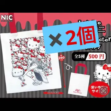 이토 준지 산리오 토트백 키티 2개