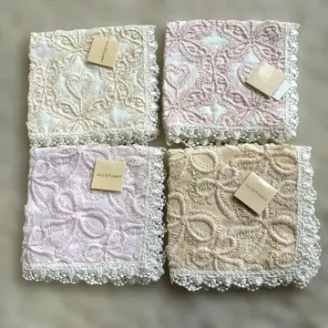 질스튜어트 고급 레이스 손수건 세트 미사용 새상품