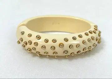 빈티지 케네스 제이 레인 골드 스터드 팔찌 뱅글