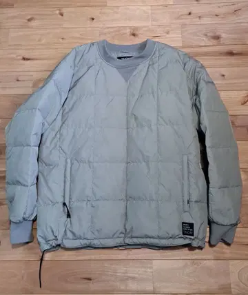 TAION 풀오버 다운 자켓 그레이 L