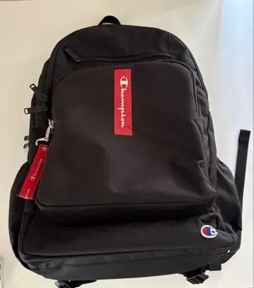 Champion 럭색 빨간색 블랙