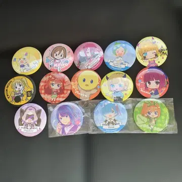 애니메이션 캐릭터 배지 세트 14개