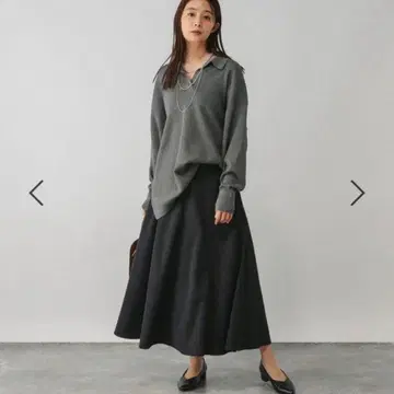 GLOBAL WORK 이지케어 코듀로이 플레어 스커트