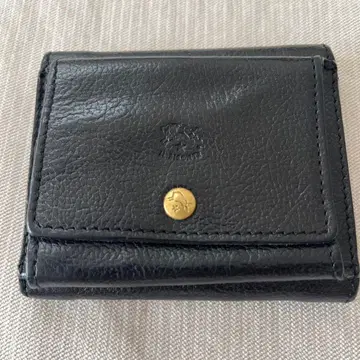 일비종떼 3단 폴더형 지갑 트리폴드 지갑 블랙