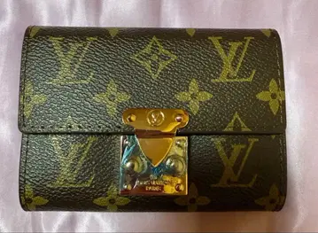 이단 접이식 지갑 모노그램