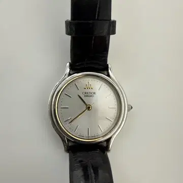 CREDOR SEIKO 쿼츠 손목시계 작동품