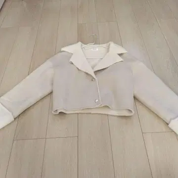 SNIDEL 아이보리 크롭 자켓