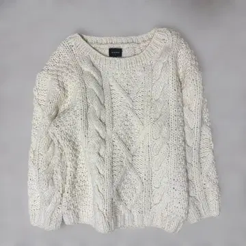 새상품급 LE CIEL BLUE 화이트 니트