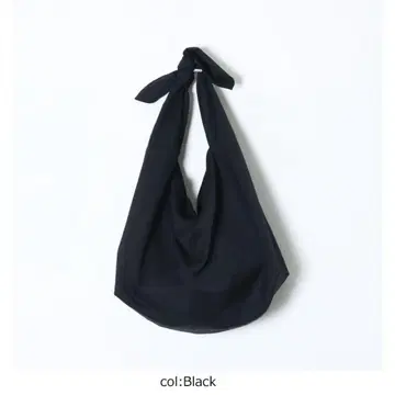 블랙 매듭 숄더백