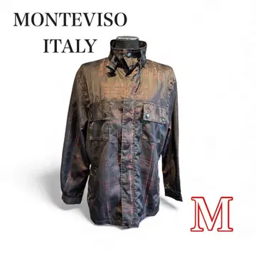 MONTEVISO ITALY 빈티지 체크 무늬 남성용 자켓