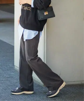 FRAMeWORK 속기모 플레어 팬츠 그레이 38