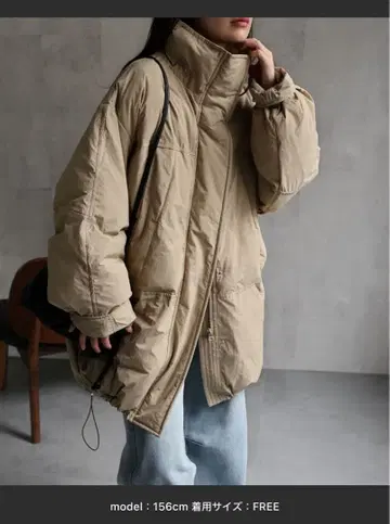 ap retro 봉쥬르 사간 나일론 몬스터 코트