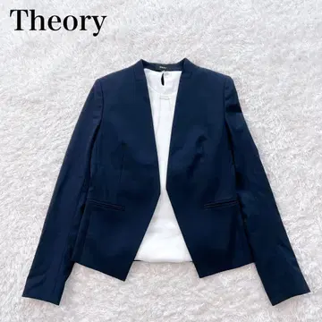 새상품급 Theory LANAI TAILOR 노카라 자켓 최근 모델