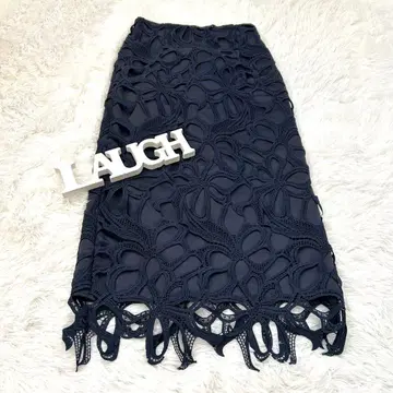 컨디션 최상 Noela 노엘라 네이비 레이스 타이트 스커트