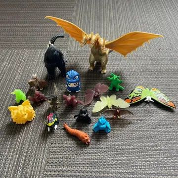 고질라 묶음 판매 피규어 손가락 인형 18개