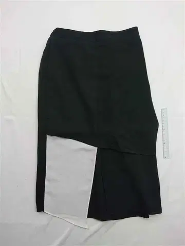 아메리 AMERI 바이컬러 디자인 스커트 블랙 계열 여성용