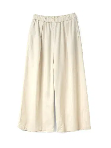 미즈이로 인드의 코듀로이 턱 와이드 팬츠