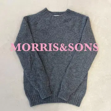 MORRIS & SONS 그레이 울 스웨터 34
