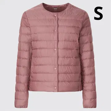 유니클로 울트라 라이트 다운 컴팩트 자켓 핑크 S