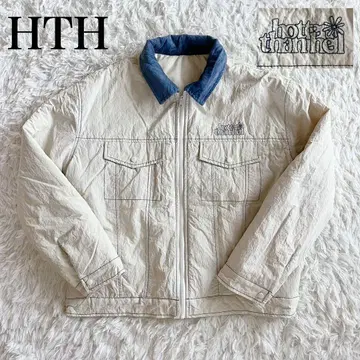 미사용급 HTH 나일론 밀리터리 자켓 주름 가공 프리 사이즈 충전솜