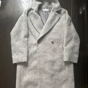 Dessin 그레이 더블 브레스트 코트 사이즈 2