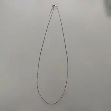 실버 체인 목걸이 길이 조정 가능