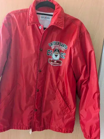 CAPTAIN SANTA 나일론 자켓 레드