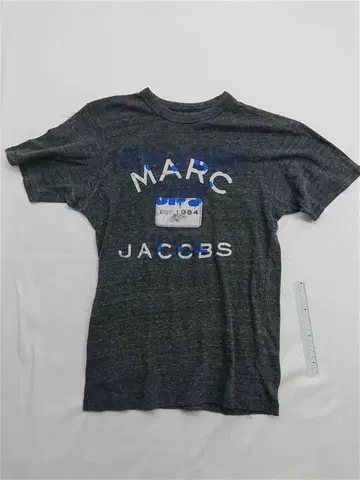 마크 제이콥스 로고 프린트 T 차콜 그레이 남성용 S 사이즈