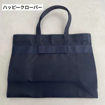 [ 해피 클로버 ] 네이비 자립 토트백 수험용 백