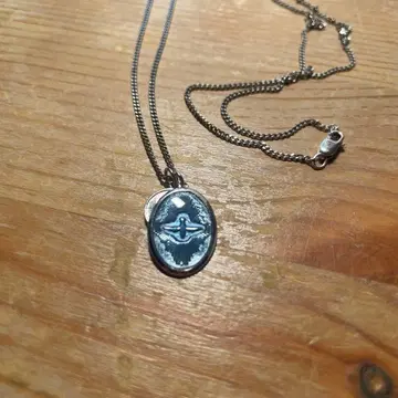 miansai 실버 새 모티브 목걸이