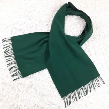 새상품급 dunhill 던힐 머플러 그린 녹색 무지