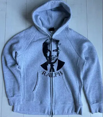 CAMBER RALPH 프린트 그레이 후드티