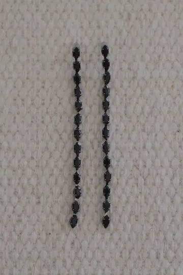 iamnao sparkle line 귀찌 블랙