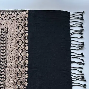 KAS2 캐시미르 자수 스톨 대형 스톨(숄) 새상품 미사용