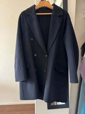 plage 해밀턴 울 더블 미디 코트 36