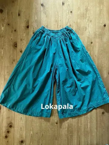 Lokapala 코튼 린넨 와이드 팬츠 일본제