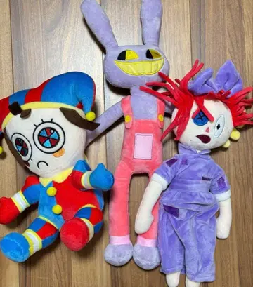 디지털 서커스 봉제 인형 3개