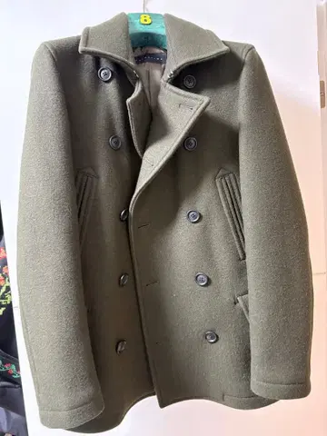 ESTNATION 올리브 피 코트