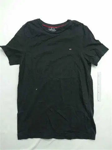 타미힐피거 크루넥 티셔츠 블랙 계열 남성용 S