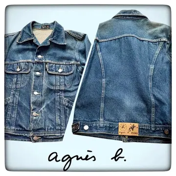 90s 프랑스제 agnes b. JEANS 도마뱀 로고 G 사이즈 2