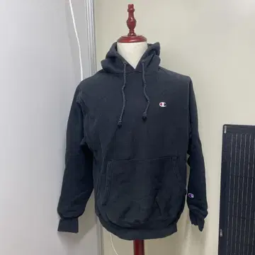 Champion 리버스 위브 블랙 후드티 M D20